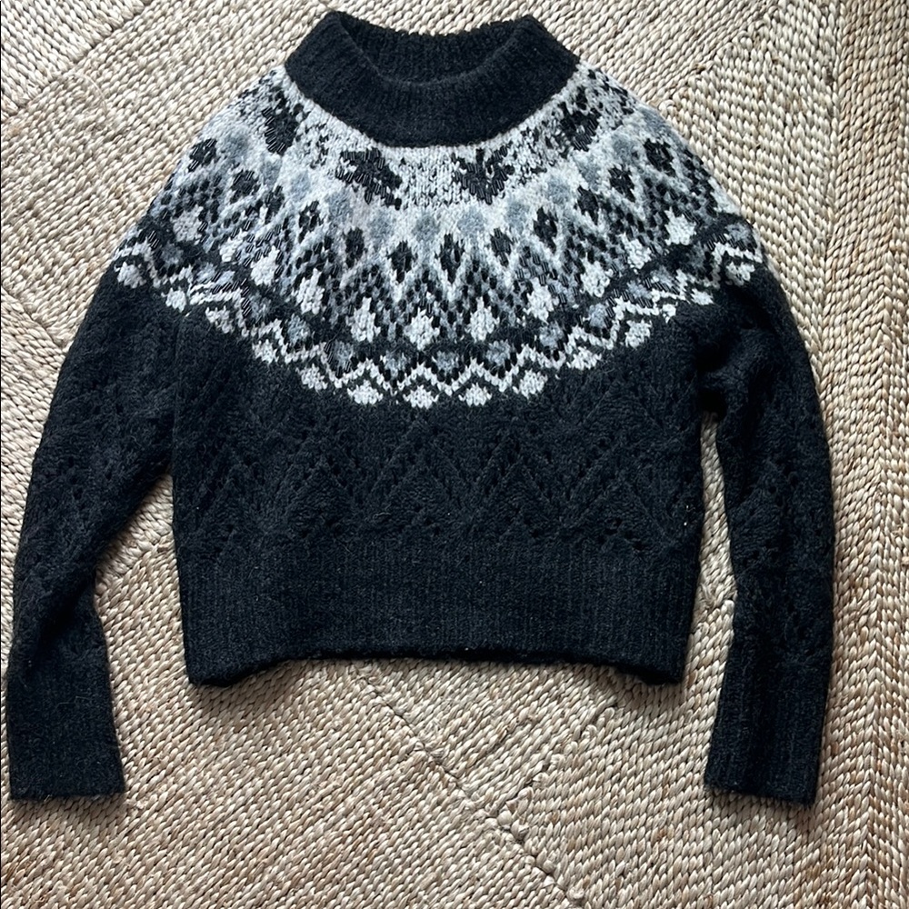 Veronica Beard Jerin Fairisle sweater
